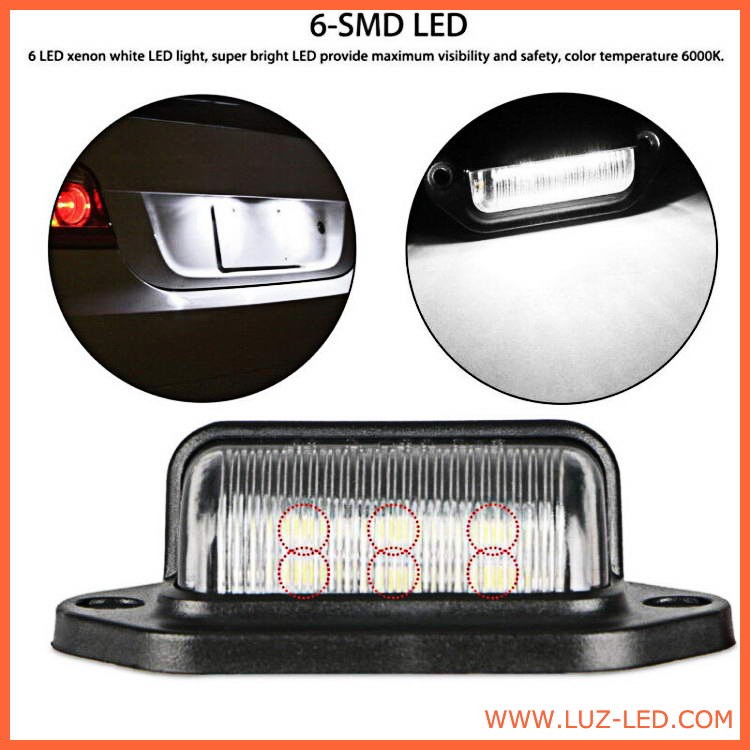 LED License Plate Light for Heavy Duty Trucks and Trailers