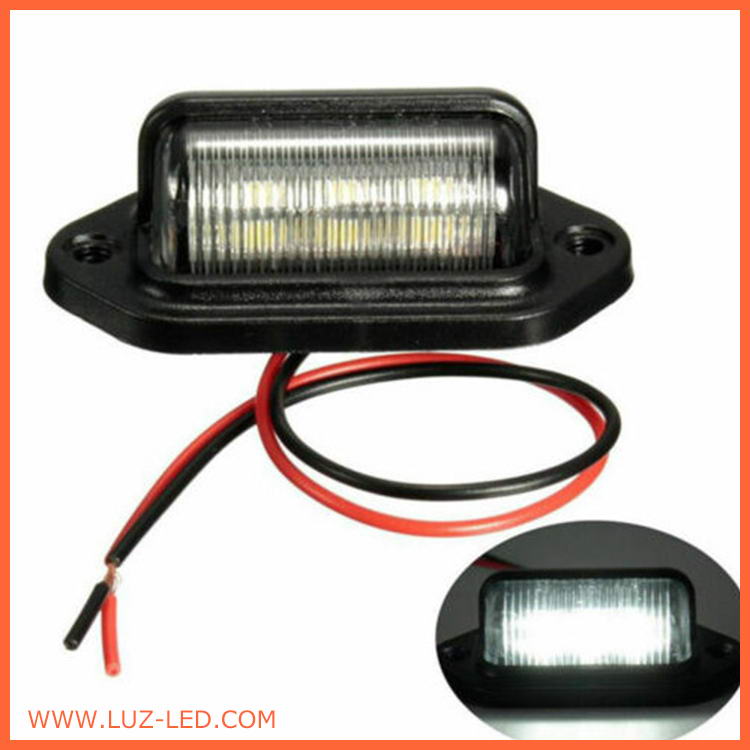 LED license lamp for Heavy Duty Trucks and Trailers