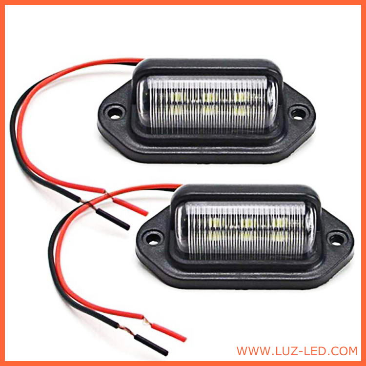 LED license lamp for Heavy Duty Trucks and Trailers