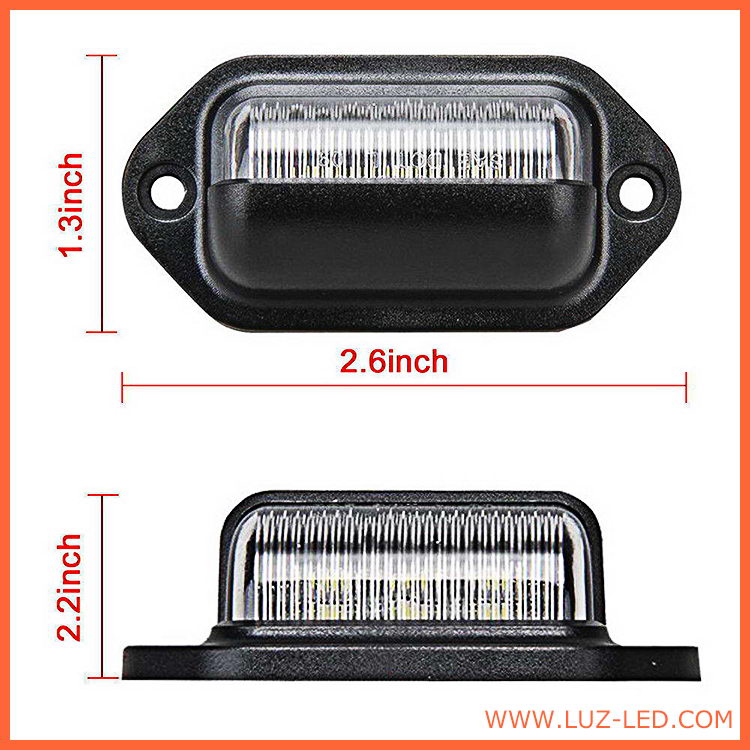 led number plate lamp for Heavy Duty Trucks and Trailers