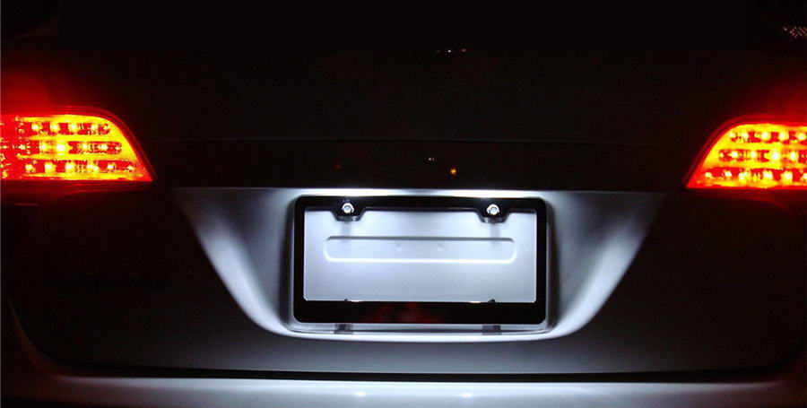 LED License Plate Light Case